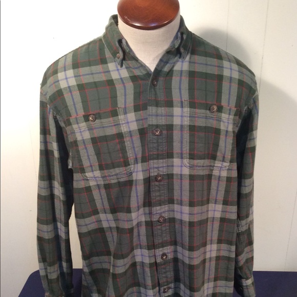 Duluth Trading Co Men’s flannel shirt size medium - Picture 1 of 7